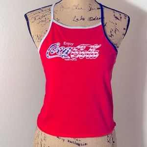 Freeze Coca-Cola Trademark Logo camisole tee